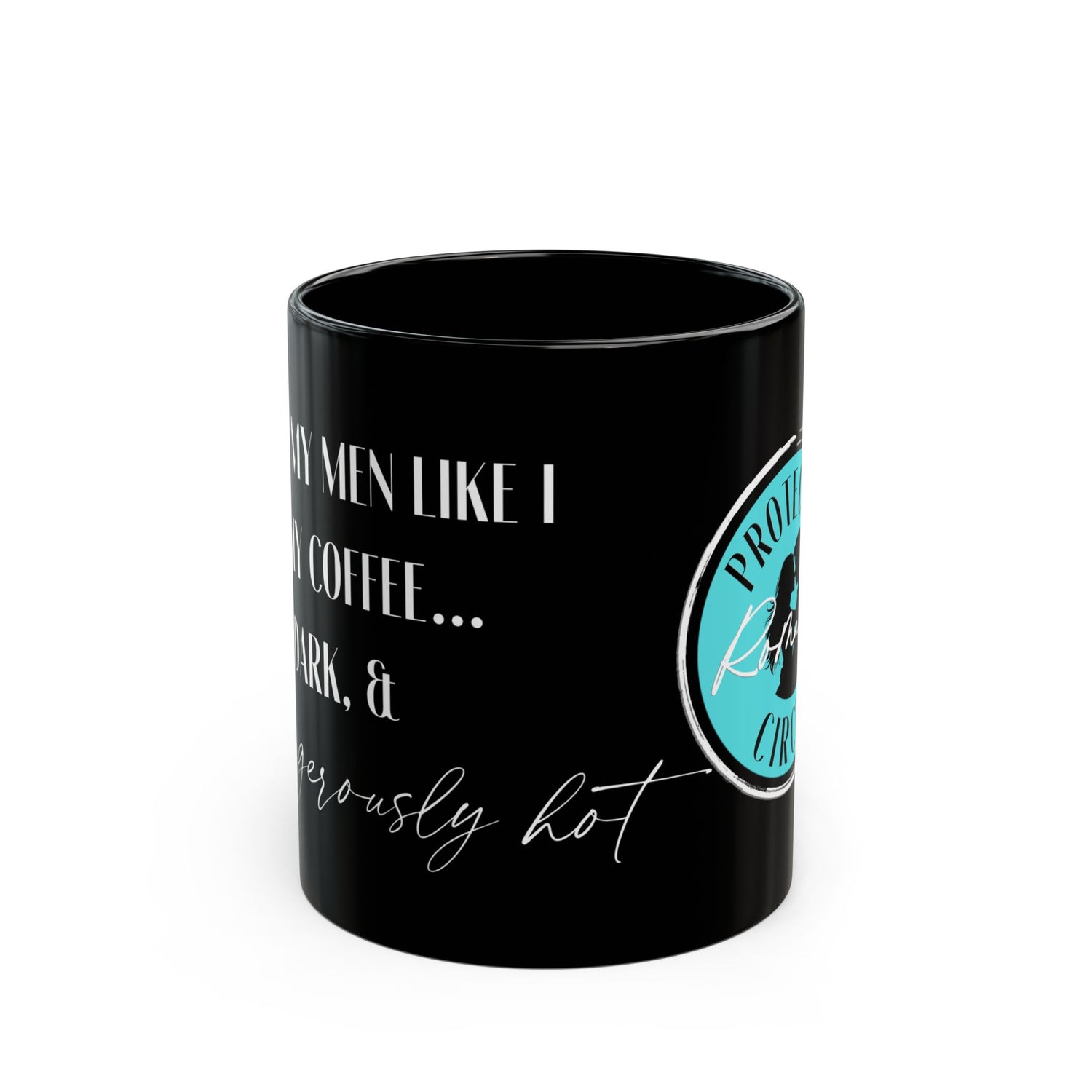 "Dangerously Hot" Circle Logo - Black Mug 11oz & 15oz