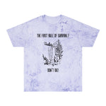 First Rule of Survival Graphic Tie-Dyed Shirt