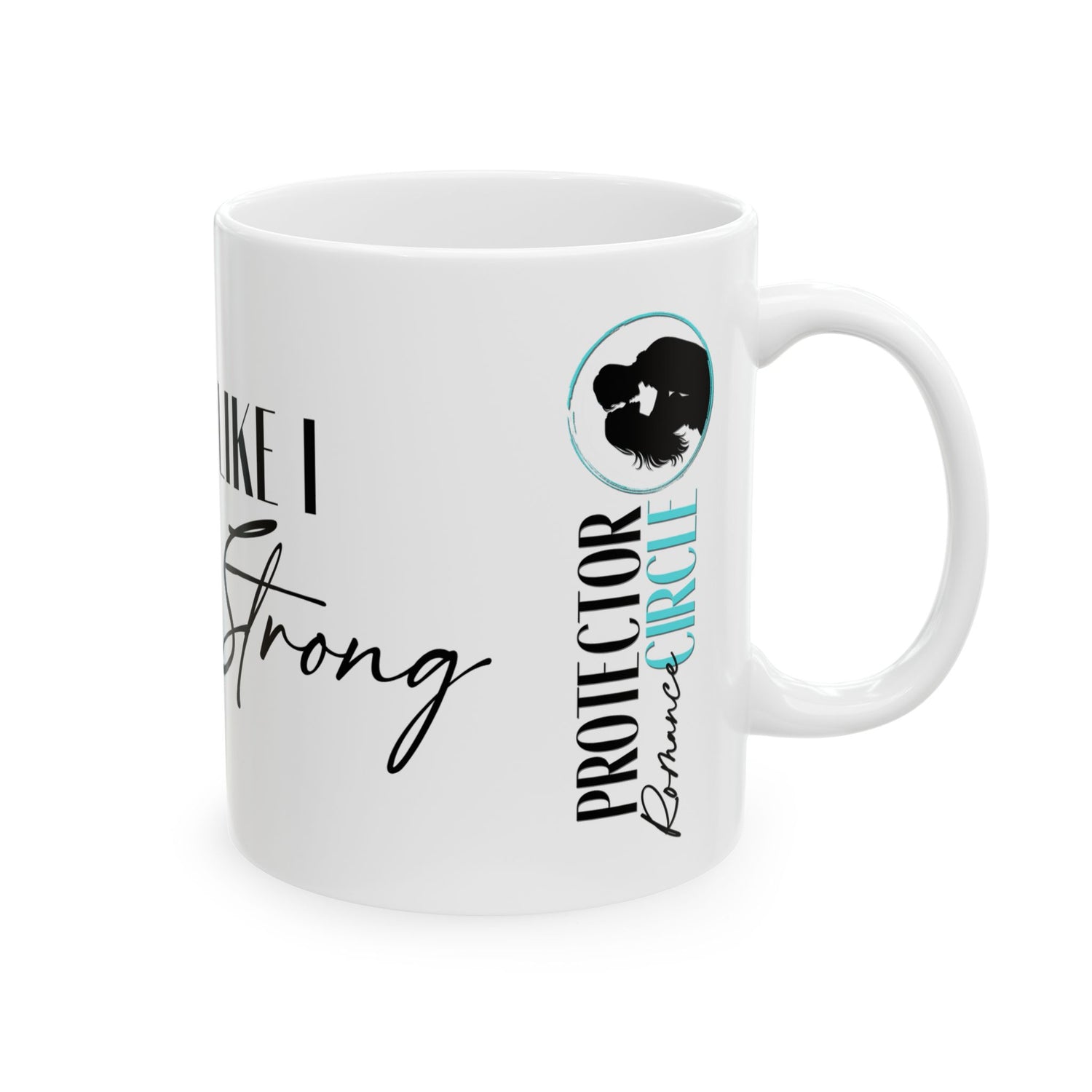 "I like my heroes like I like my coffee... Strong" - Text Logo Mug 11oz, 15oz