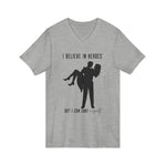 "Believe in Heroes But Save Myself" T-shirt (white)