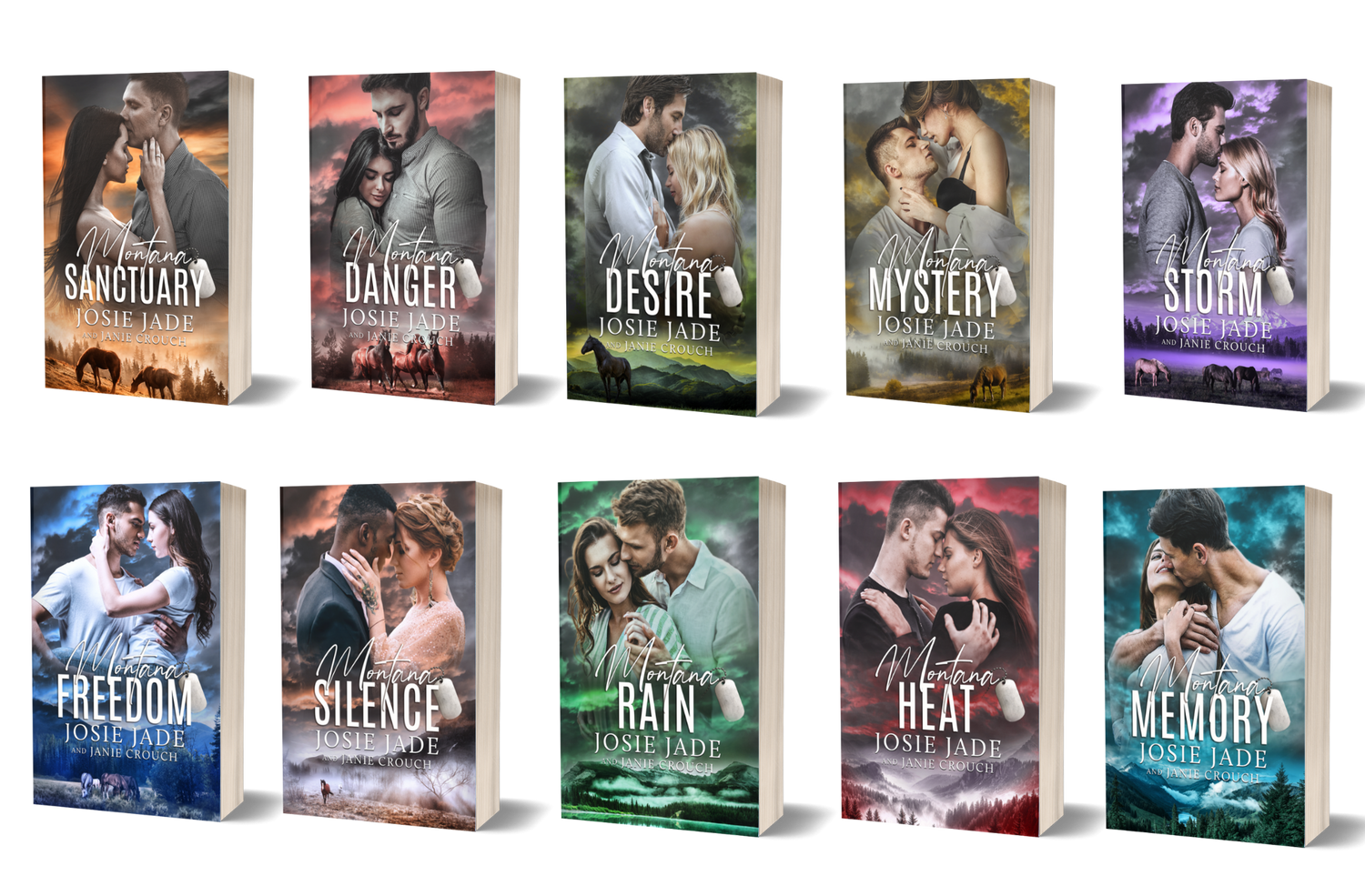 Resting Warrior Ranch Bundle Books 1-10 - Paperbacks