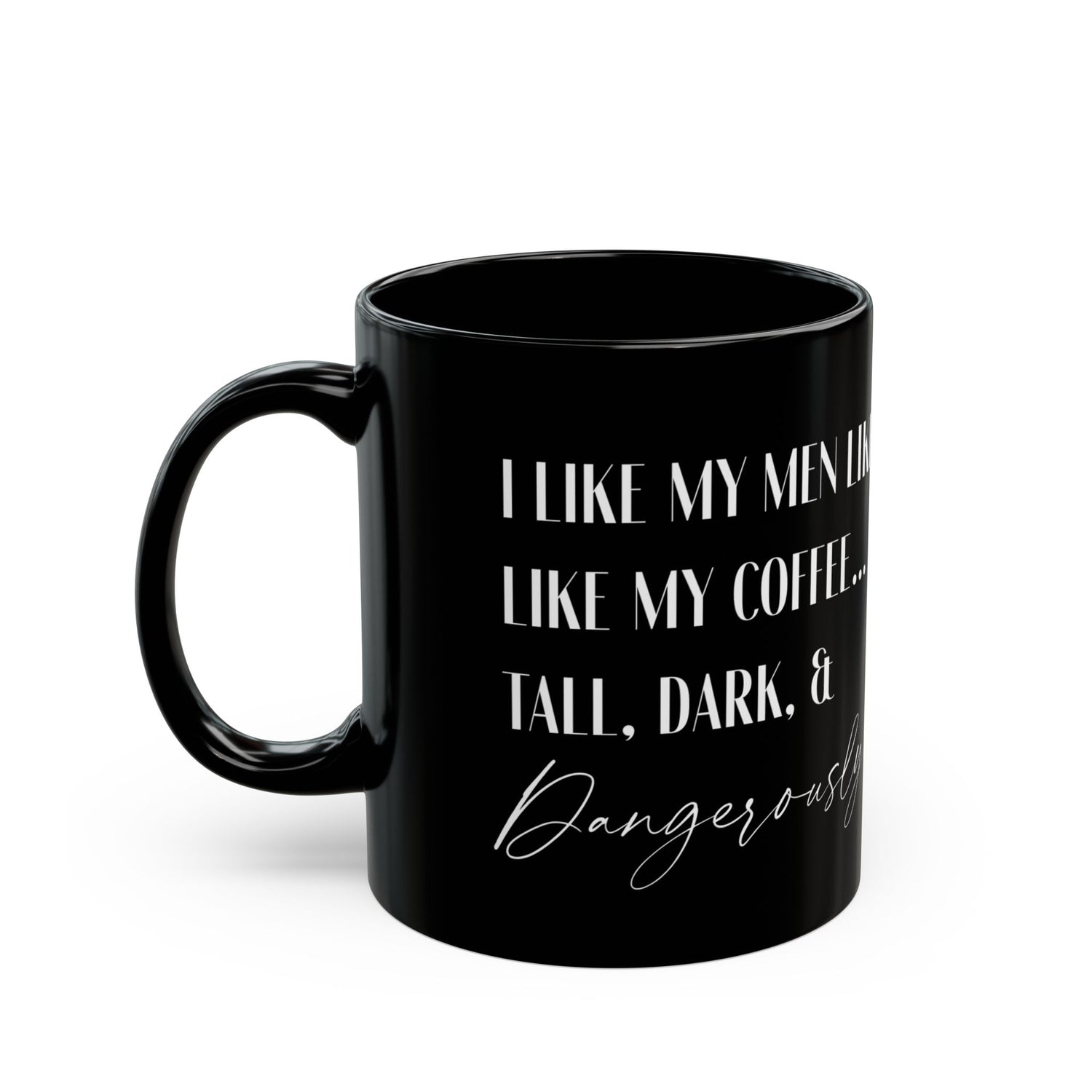 "Dangerously Hot" Circle Logo - Black Mug 11oz & 15oz