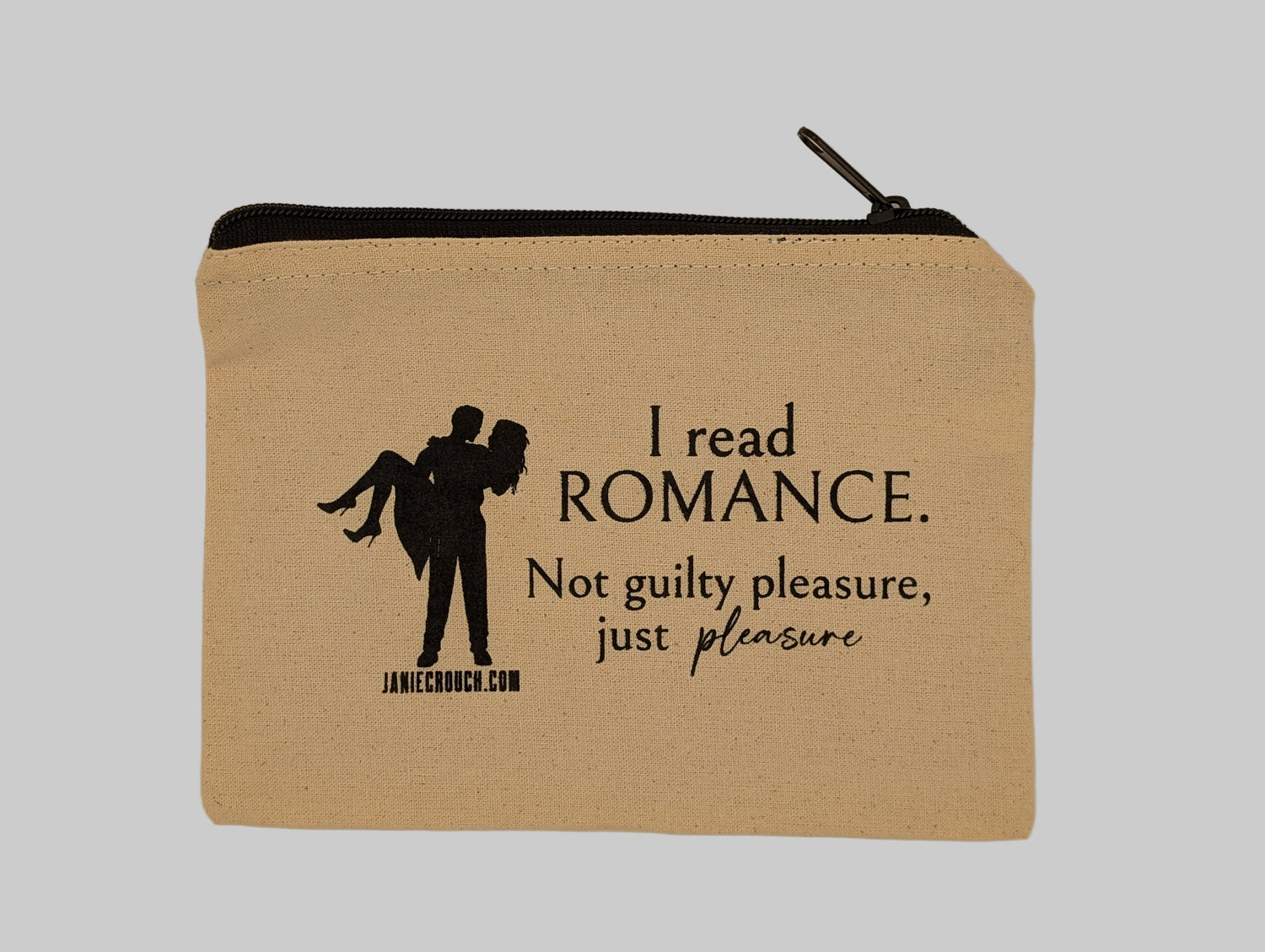 "I Read Romance" Canvas Pouch